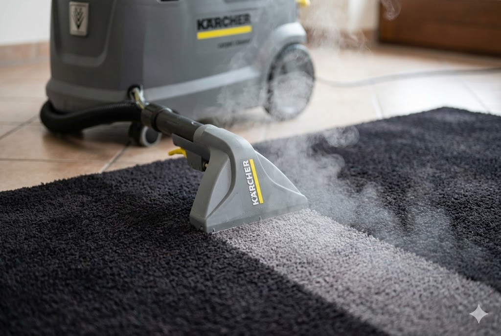 Tepování koberce — extrakční čištění TlakTECH