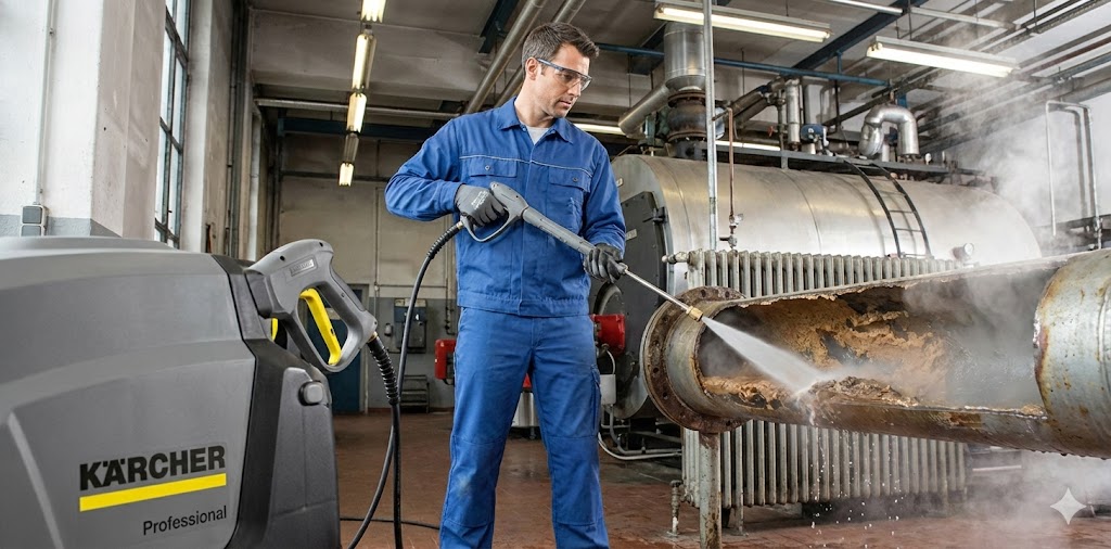 Čištění otopných soustav, kotlů a výměníků — TlakTECH